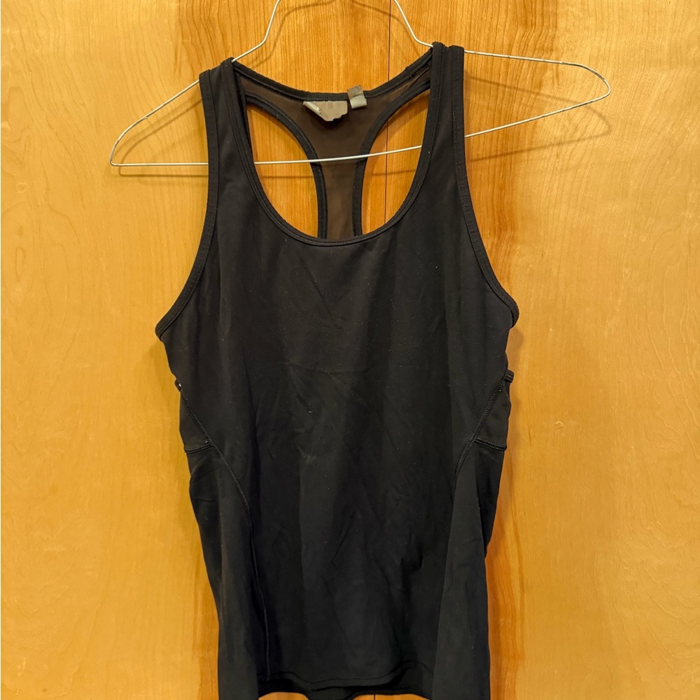 Athleta Women's Black Racerback Tank Top